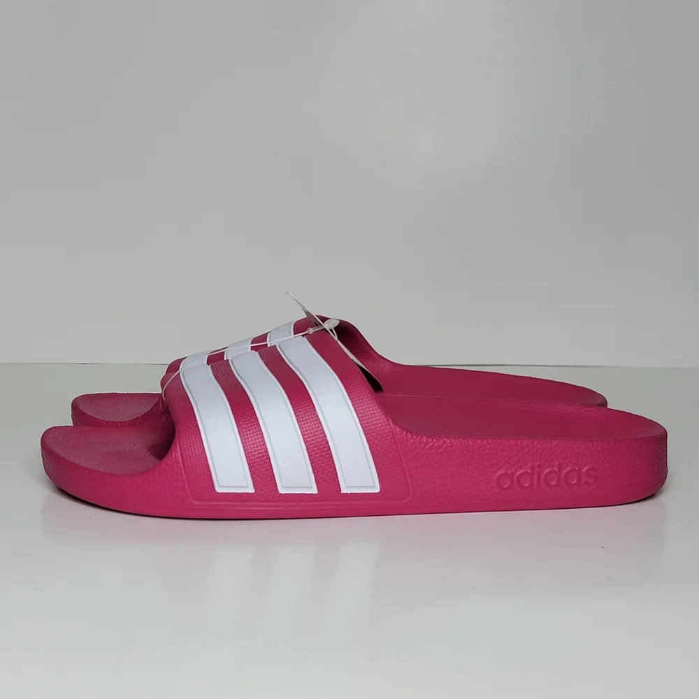 Adidas | Adilette Aqua K Pink slides girls Size 1K